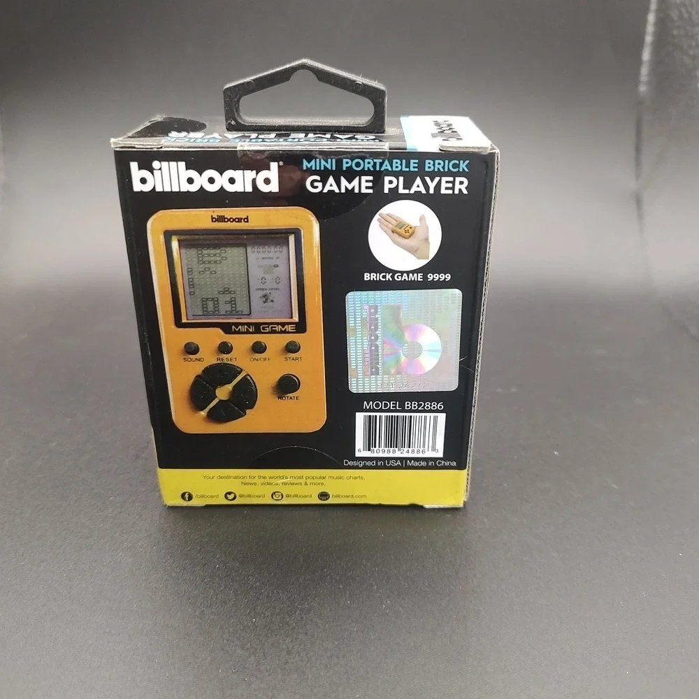 Billboard Hand-held Electronic Mini Portable Brick Game Player Model 9999